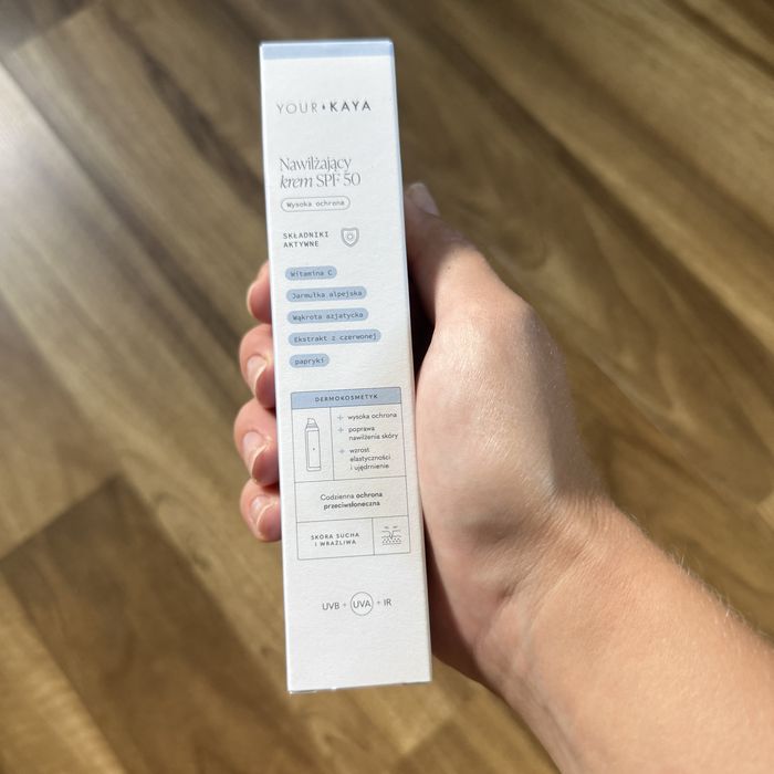 Nawilzajacy krem your kaya spf50 na dzien, skora wrazliwa sucha