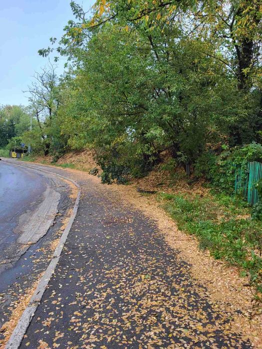 Ділянка 19 соток фасад просп Науки Столичне шосе