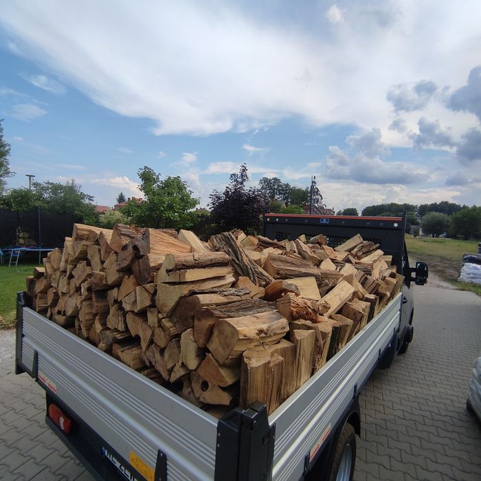 Drewno kominkowe, opałowe, do pieca, sezonowane, suche, mieszanka, mix