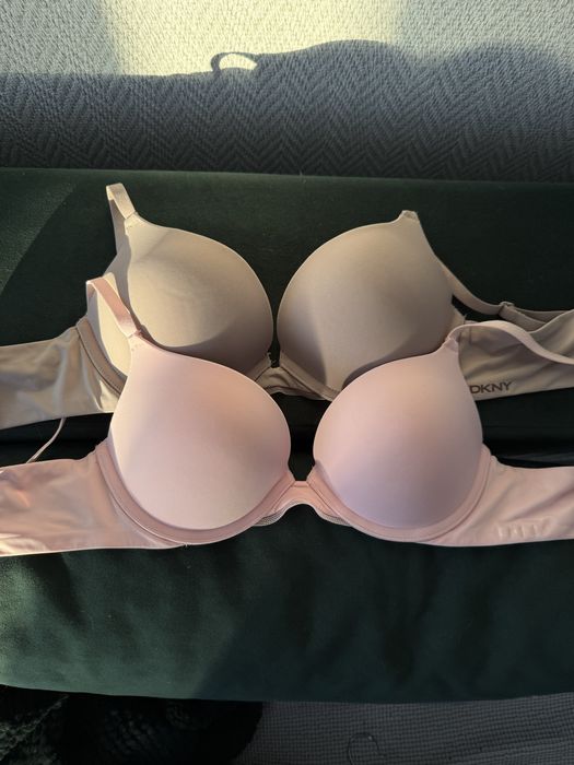 Якісний юстгальтер або набір  75В  DKNY рожевий і тілесний