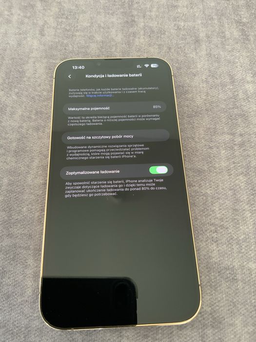 Iphone 13 ProMax Gold 128 gb