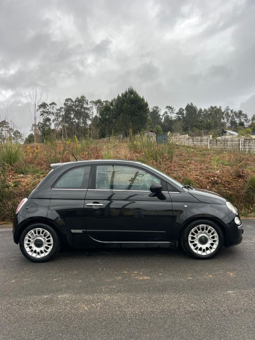 Vendo Fiat 500 preto de 2009