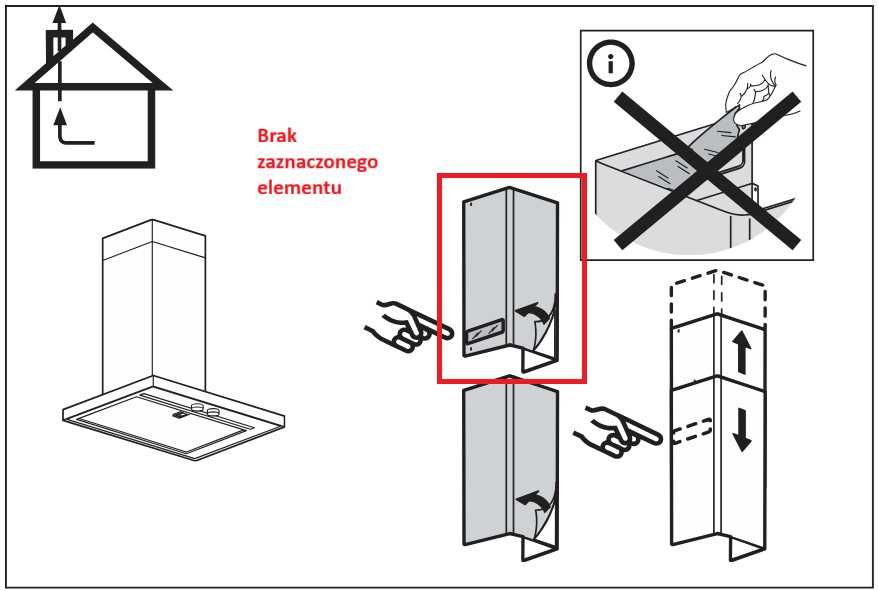 OKAP IKEA MATÄLSKARE Wyciąg montowany do ściany, czarny, 60 cm