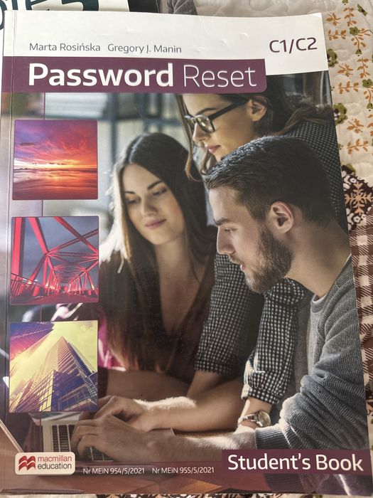 Student’s book Password Reset C1/C2