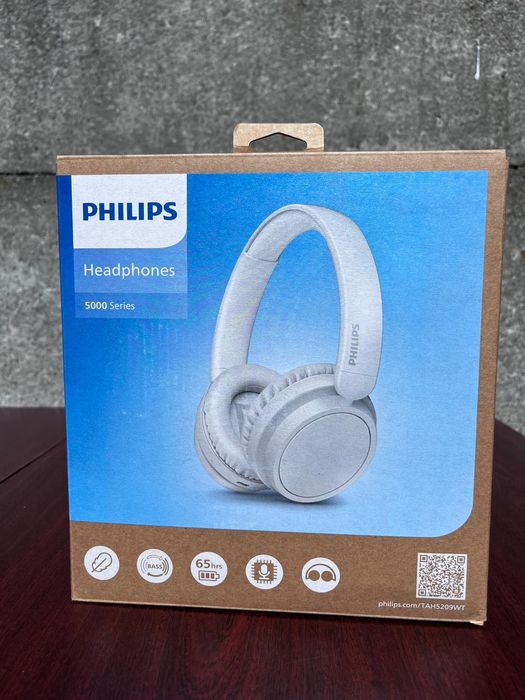 Philips TAH5205BK/00 – Słuchawki bezprzewodowe nauszne z Bluetooth 5.0
