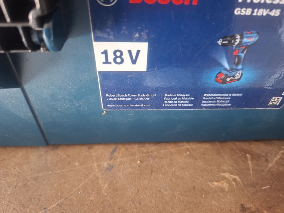 berbequim percutor sem fio Bosch Professional GSB 18V-45