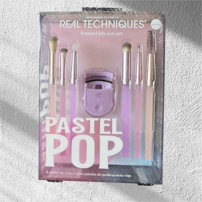 Real Techniques Pastel Pop Frosted Lids Eye Set zestaw