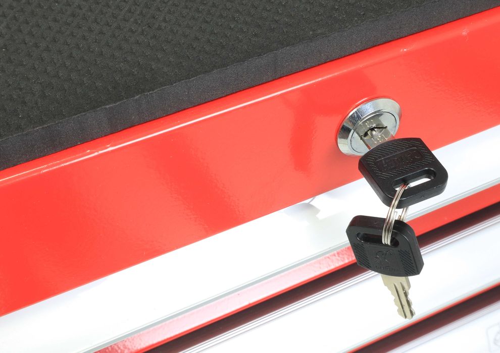 ARMÁRIO PARA FERRAMENTAS MADER 7 GAVETAS COM RODAS LL29