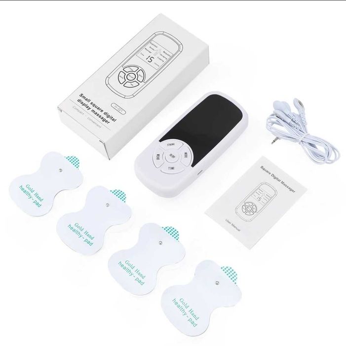 Eletroestimulador muscular massagem EMS + TENS Fisioterapia Musculação