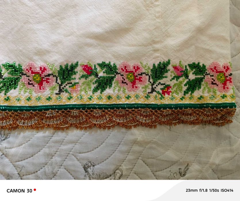 Сорочка вишита бісером + спідниця