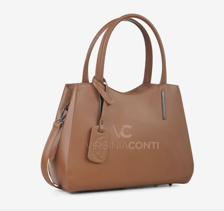 Virginia conti сумка шкіряна жіноча Деловая сумка женская Италия