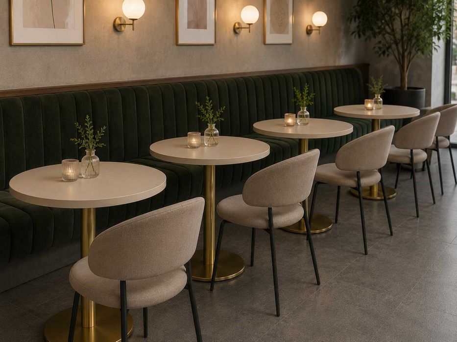 Stolik, stół do jadalni, restauracji, lokalu fi 60 - PRODUCENT - 5 lat gwarancji