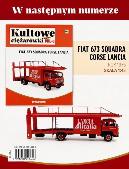 Fiat 673 SQUADRA CORSĘ Lancia. Kulturowe ciężarówki PRL
