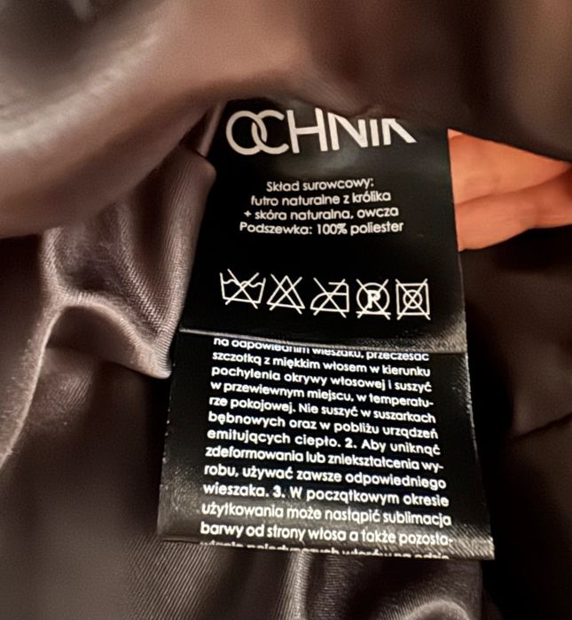 Futro naturalne z królika Ochnik L