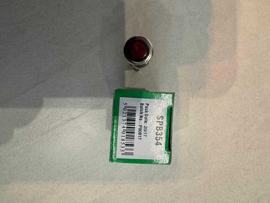 Luz de aviso LED vermelha, lâmpada LED BA7s 12V 2W de dois pinos
