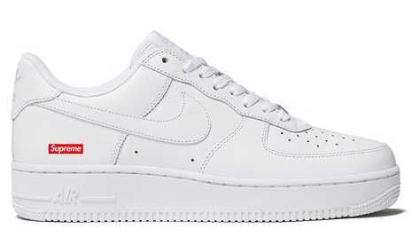 Sapatilhas Nike Air Force 1 x Supreme brancas (tam. 40, 43)
