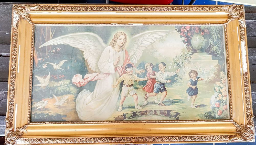 Litografia Anjo da Guarda