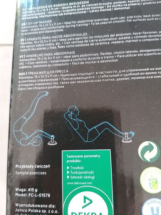 Urządzenie do robienia brzuszków podręczne