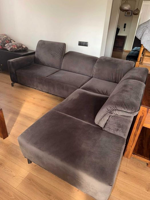 Narożnik z funkcją spania Velvet
