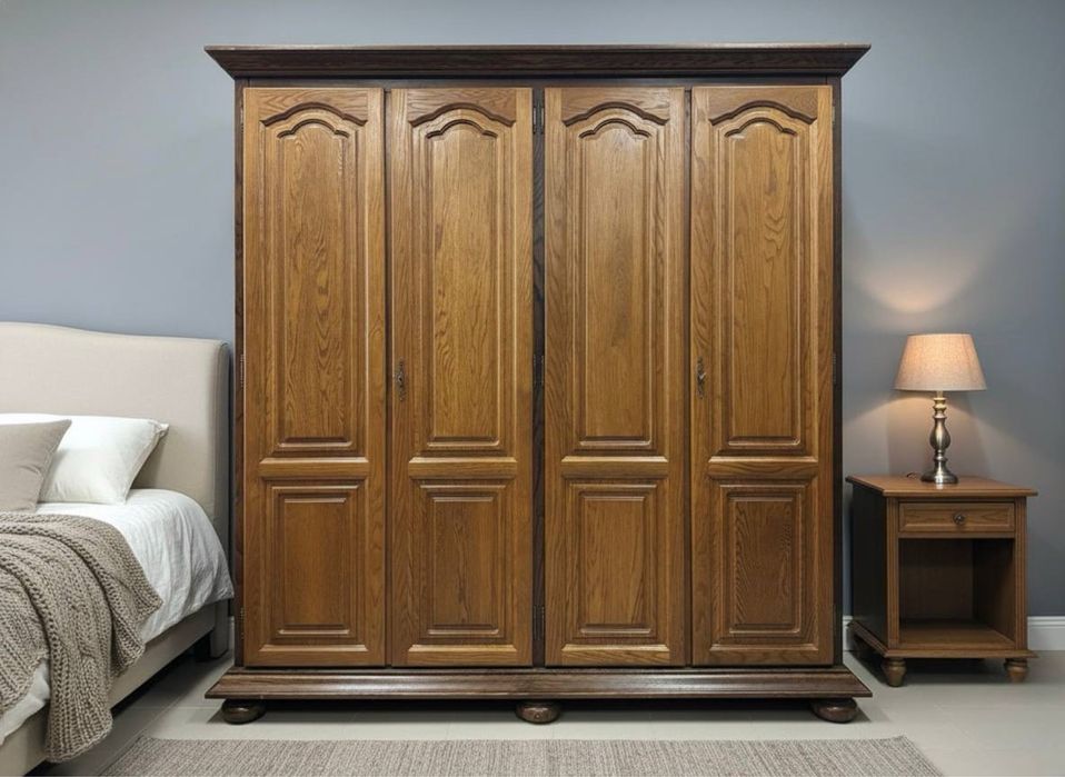 Шафа платтяна дерево шкаф 4139 ліжко дуб кровать 4192