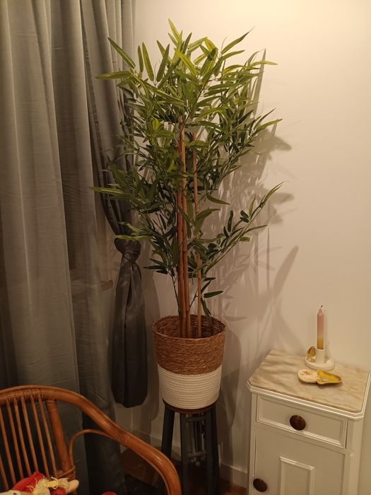 Planta artificial bambu nova 1,40 altura