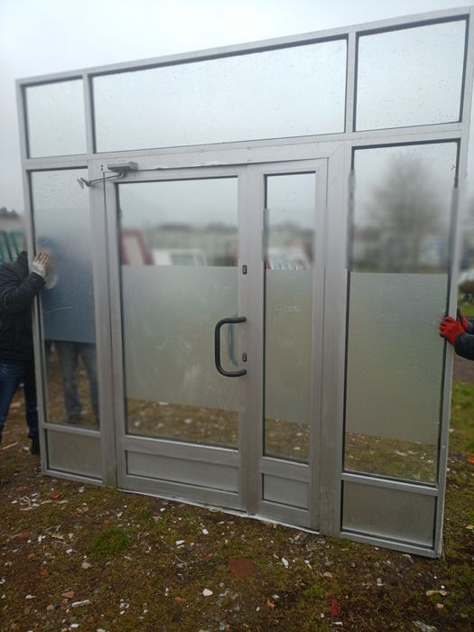 Drzwi aluminiowe używane z Niemiec super stan dostawa gratis cały Kraj