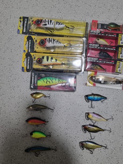 Воблери нові та вживані.
