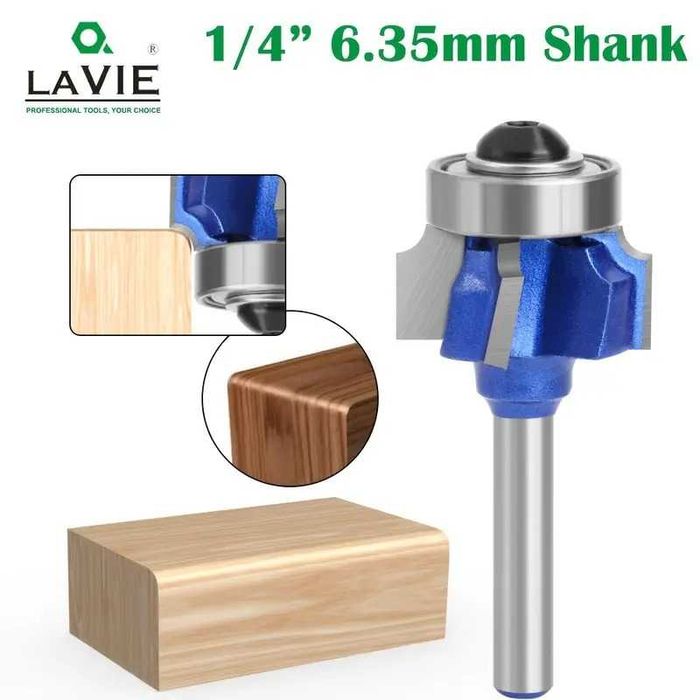 Фреза для отделки кромки изделий из дерева, 6.35мм. хвостовик