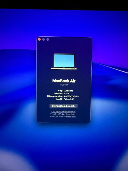 Apple MacBook Air 13&quot; 2020 8Gb de Ram / 256Gb c/ Acessórios