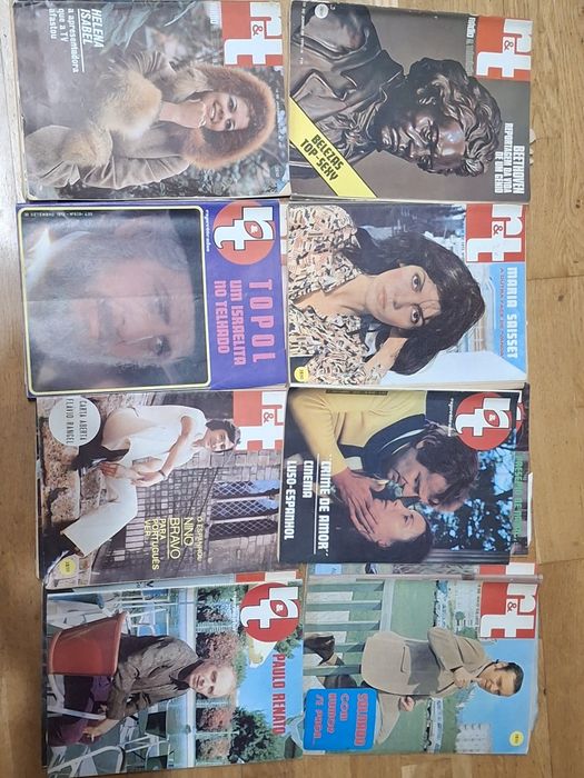 Revistas antigas televisão