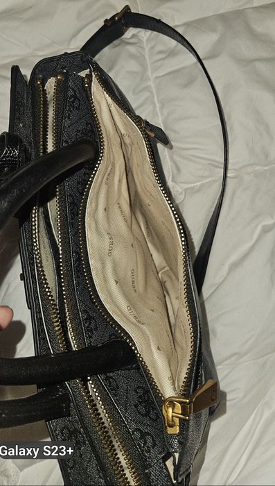 GUESS Ginevra Logo Elite Society Satchel