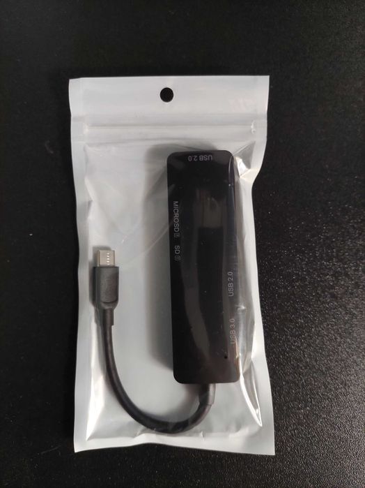 USB C HUB 3x portas USB 2.0 1x 3.0 Novo