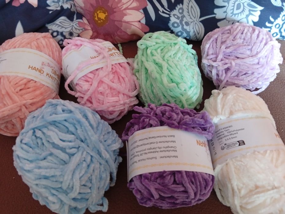 Scrunchie na szydelku