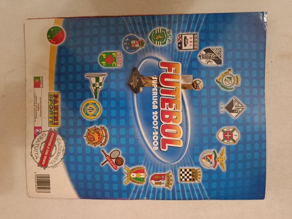 Caderneta de FUTEBOL Superliga 2007/08