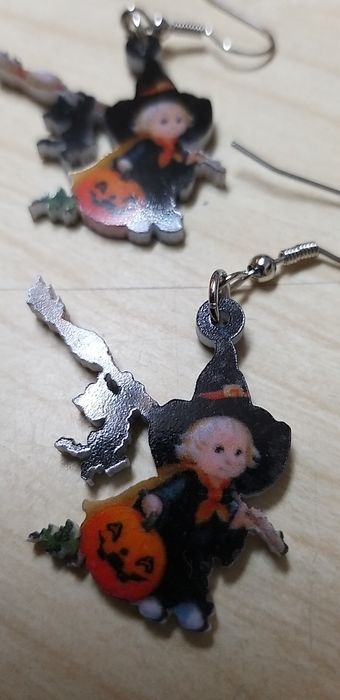 Brincos Halloween.