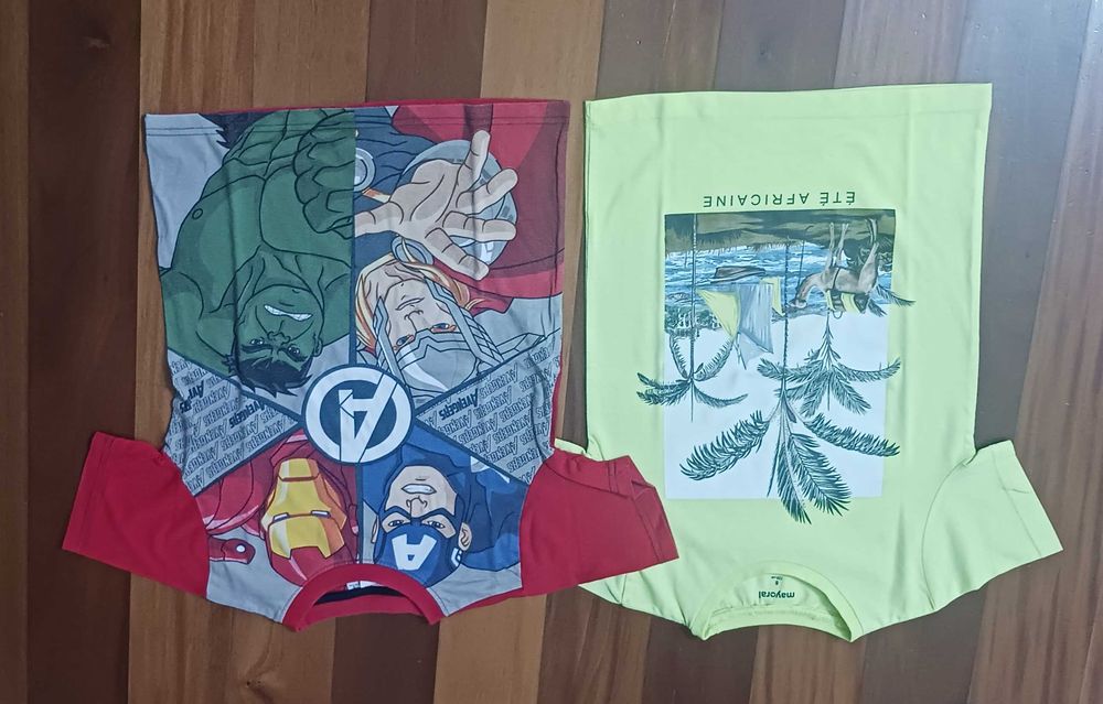 Conjunto de 8 t-shirts para criança - 8 anos