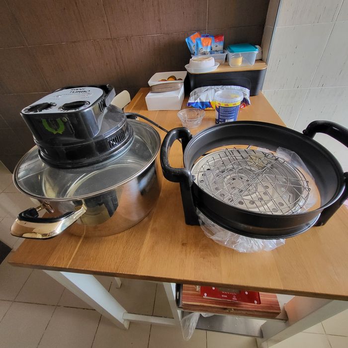 Air fryer trem de cozinha saudável