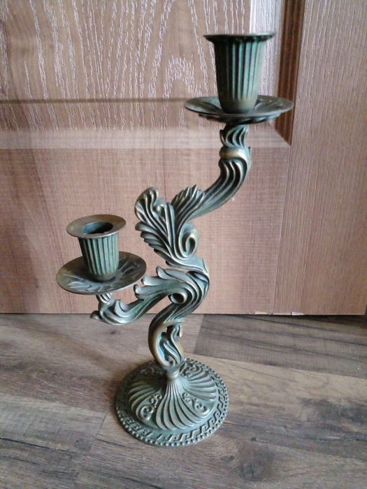 Подсвечник бронзовый