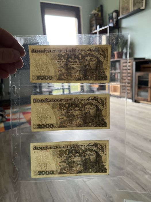 Zestaw literek Mieszko/Chrobry 2000 złotych 1979