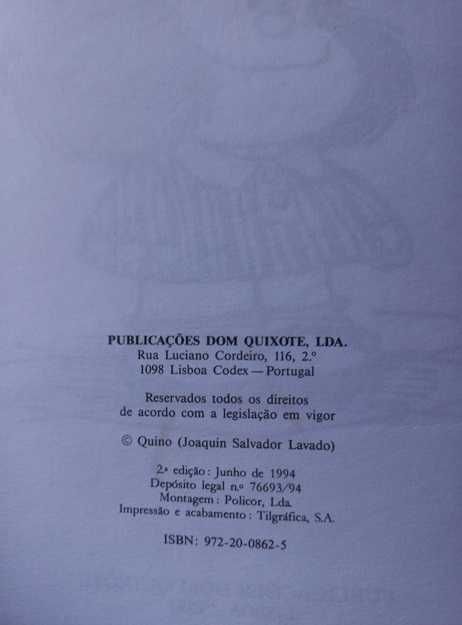 Mafalda 3 - Quino (Edição Dom Quixote, Capa dura)