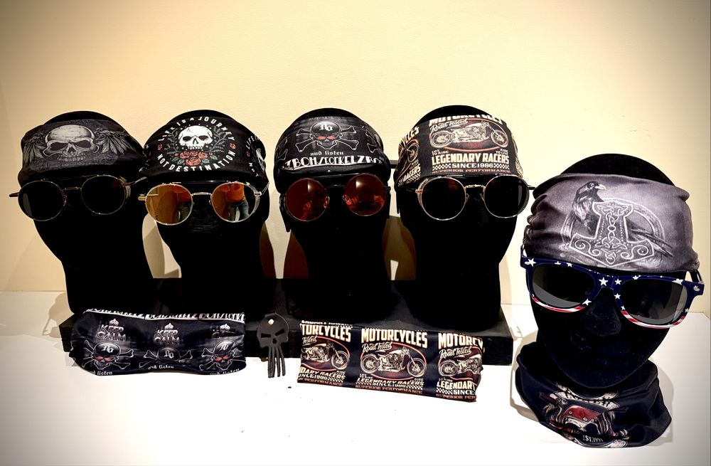Bandama motocyklowa chusta na głowe