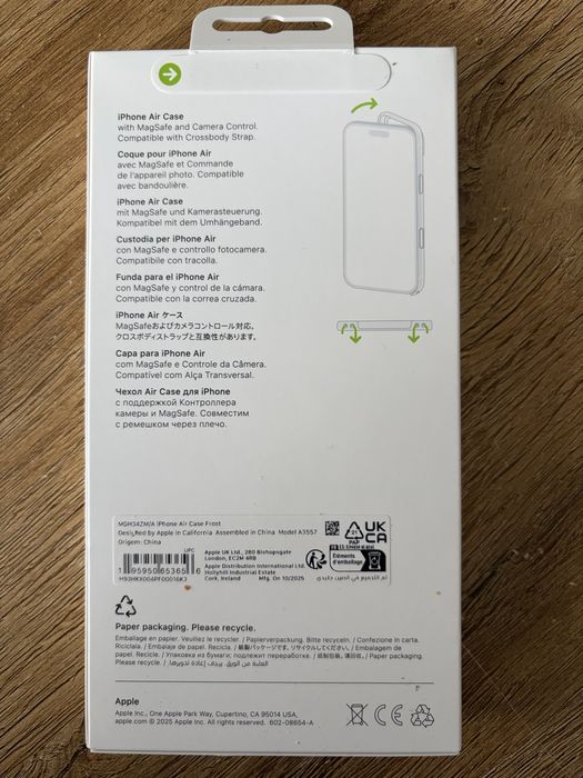 iPhone Air case etui oryginalne zaplombowane