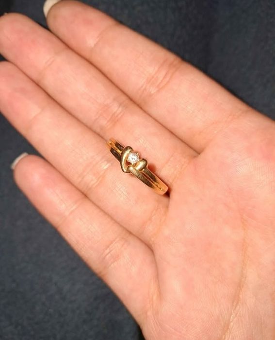 anel ouro 18kl TM 21