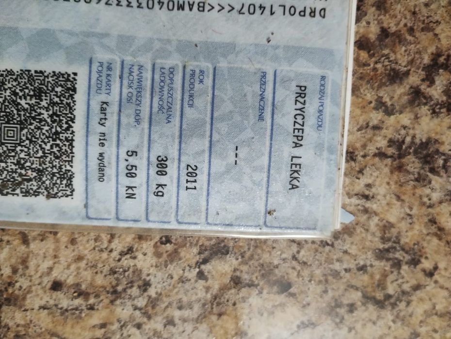 Sprzedam Przyczepke samochodowa Sam