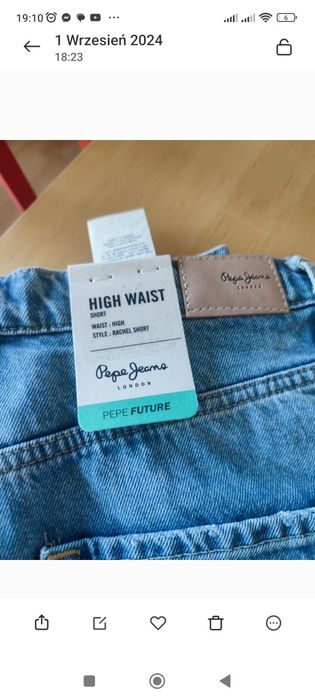 Spodenki damskie  Pepe Jeans Denim 28