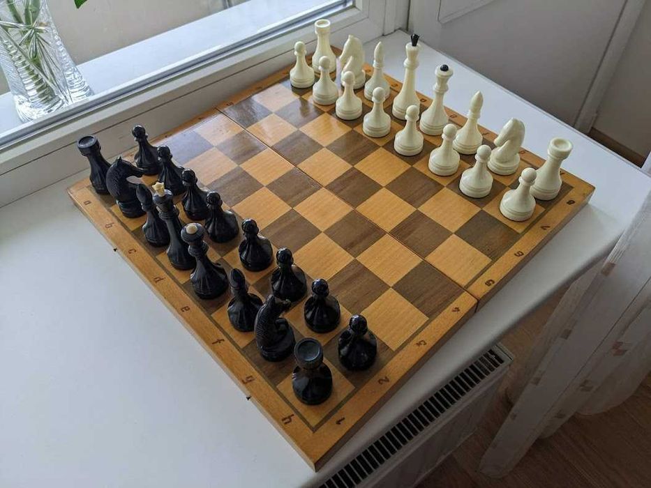 Шахматы большие советские, состояние новых. Доска 45х45. СССР