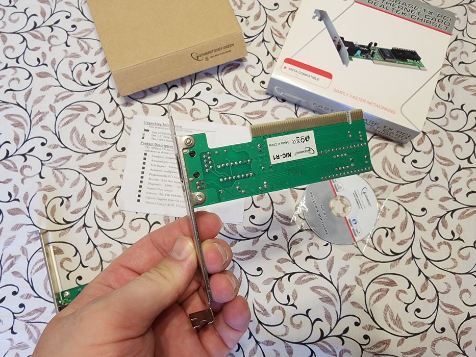 Сетевая карта  Tp link tf 3200/Gembird nic-r1