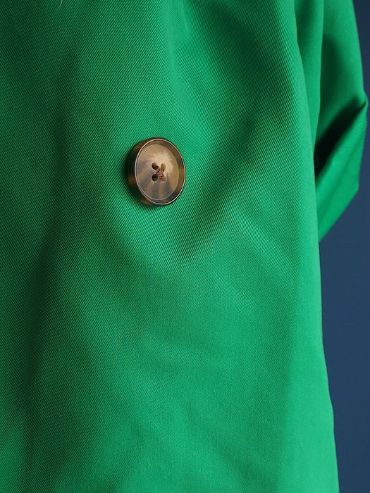 Gabardina de trespasse verde