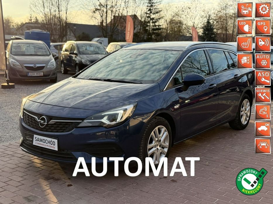 Opel Astra Gwarancja, Automat, Super Stan, Serwis ASO, 1.4 T