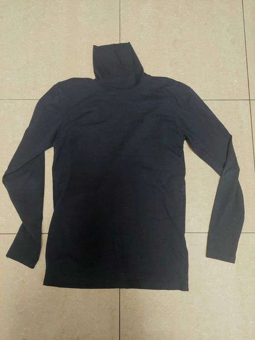 Golf cienki Zara r M wiskoza granatowy